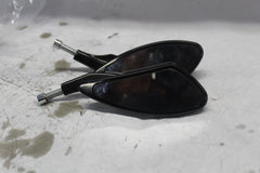 SET BLACK TEARDROP MIRRORS 2012 SPORTSTER XL1200