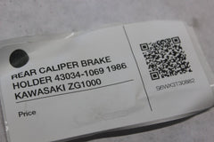 REAR CALIPER BRAKE HOLDER 43034-1069 1986 KAWASAKI ZG1000