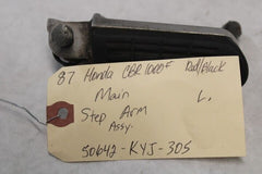 Main Step Arm LEFT 50642-KYJ-305 1987 Honda CBR1000F Hurricane