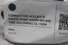 CONNECTOR HOLDER B NEEDS PAINT 64295-463-890 1982 GOLDWING GL1100A