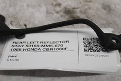 REAR LEFT REFLECTOR STAY 50186-MM5-670  1988 HONDA CBR1000F