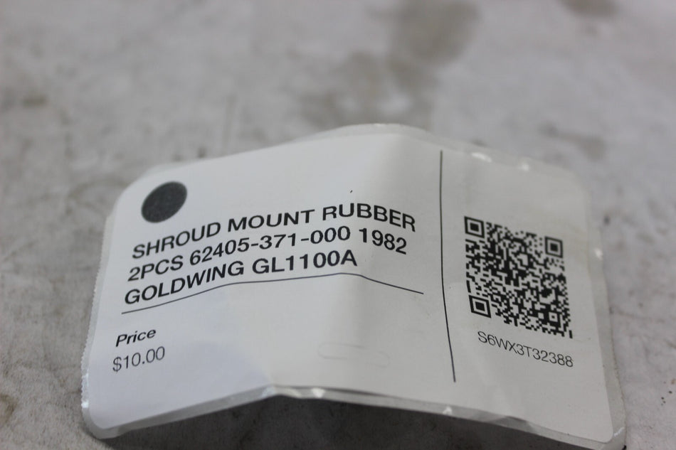 SHROUD MOUNT RUBBER 2PCS 62405-371-000 1982 GOLDWING GL1100A