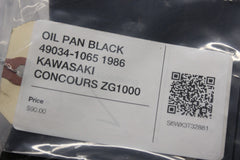 OIL PAN BLACK 49034-1065 1986 KAWASAKI CONCOURS ZG1000