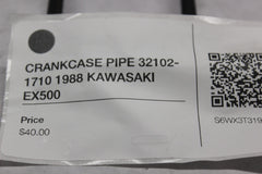CRANKCASE PIPE 32102-1710 1988 KAWASAKI EX500