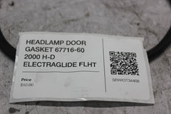 HEADLAMP DOOR GASKET 67716-60 2000 H-D ELECTRAGLIDE FLHT