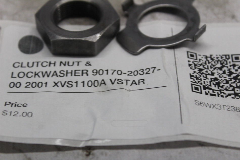 CLUTCH NUT & LOCKWASHER 90170-20327-00 2001 XVS1100A VSTAR CLASSIC
