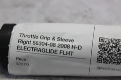 Throttle Grip & Sleeve Right 56304-08 2008 H-D ELECTRAGLIDE FLHT