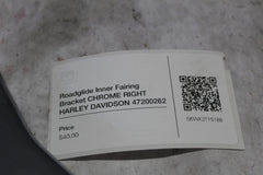 Roadglide Inner Fairing Bracket CHROME RIGHT HARLEY DAVIDSON 47200262