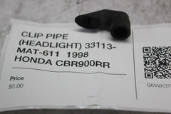 CLIP PIPE (HEADLIGHT) 33113-MAT-611  1998 HONDA CBR900RR