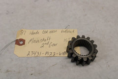 Mainshaft 2nd Gear 15T 23431-MZ2-610 1987 Honda CBR1000F Hurricane