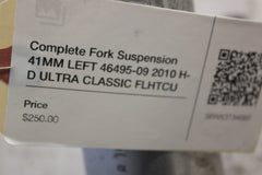 Complete Fork Suspension 41MM LEFT 46495-09 2010 H-D ULTRA CLASSIC FLHTCU