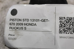 PISTON STD 13101-GET-670 2009 HONDA RUCKUS S