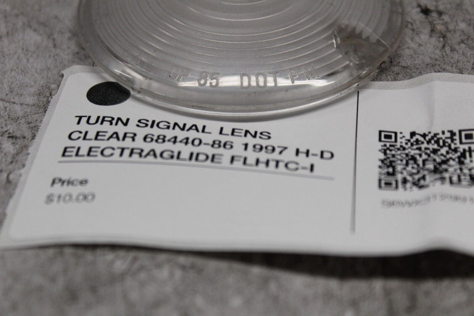 TURN SIGNAL LENS CLEAR 68440-86 1997 H-D ELECTRAGLIDE FLHTC-I