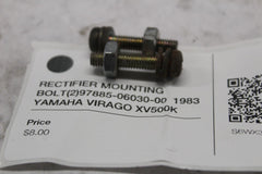 RECTIFIER MOUNTING BOLT (2) 97885-06030-00  1983 YAMAHA VIRAGO XV500K