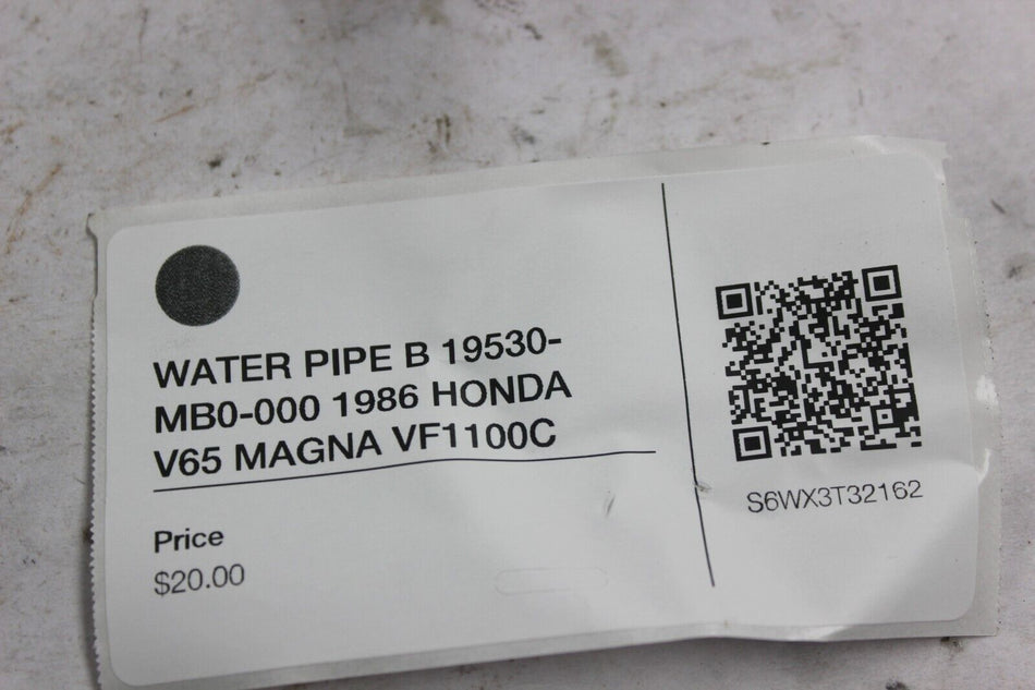 WATER PIPE B 19530-MB0-000 1986 HONDA V65 MAGNA VF1100C