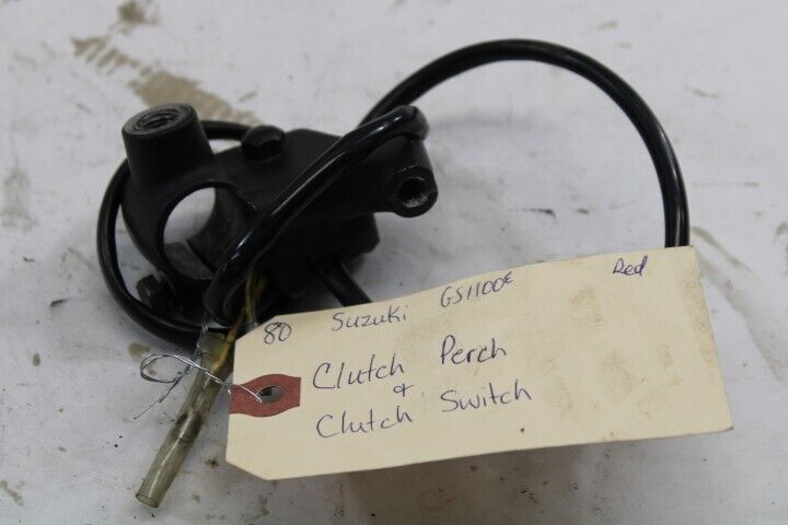 OEM Suzuki Motorcycle Clutch Perch Switch 1980 GS1100E Red 57500-49301