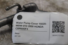 Water Pump Cover 19220-MBW-010 2000 HONDA CBR600F4