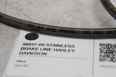 38937-09 STAINLESS BRAKE LINE HARLEY DAVIDSON