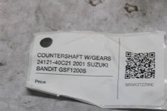 COUNTERSHAFT W/GEARS 24121-40C21 2001 SUZUKI BANDIT GSF1200S