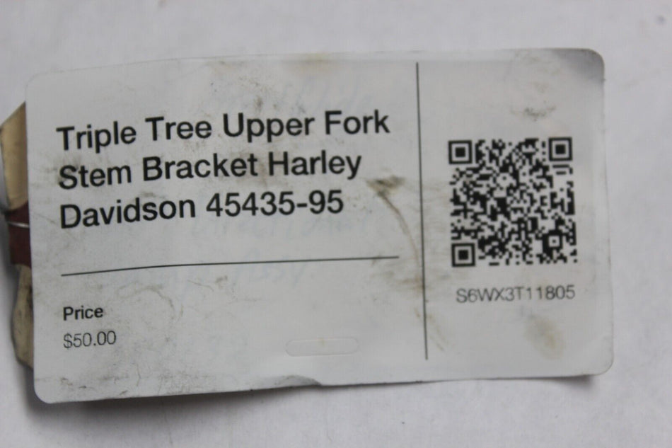 Triple Tree Upper Fork Stem Bracket Harley Davidson 45435-95
