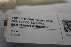 15211-10G00 TANK, SUB NO.1 2006 SUZUKI BURGMAN AN650K6