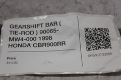 GEARSHIFT BAR (TIE-ROD) 90065-MW4-000 1998 HONDA CBR900RR
