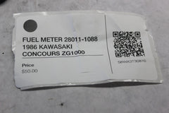 FUEL METER 28011-1088 1986 KAWASAKI CONCOURS ZG1000