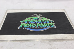 GAS TANK VIVID BLACK W/ RED & GOLD STRIPE 61019-00CF 2000 H-D ELECTRAGLIDE FLHT