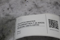 MASTER CYLINDER BOLT (2) (6X22) SUZUKI 59675-02FA0