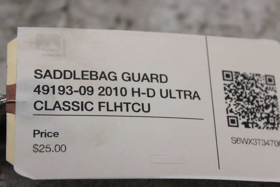 SADDLEBAG GUARD 49193-09 2010 H-D ULTRA CLASSIC FLHTCU