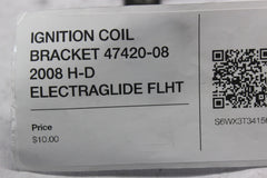 IGNITION COIL BRACKET 47420-08 2008 H-D ELECTRAGLIDE FLHT
