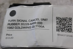 TURN SIGNAL CANCEL UNIT RUBBER 35229-MB9-000 1982 GOLDWING GL1100A