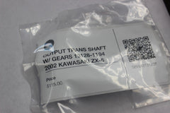 OUTPUT TRANS SHAFT W/ GEARS 13128-1194 2002 KAWASAKI ZX-6