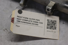 RIGHT FORK OUTER PIPE ASSY COMPLETE 44006-1250 1986 KAWASAKI ZG1000