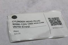 CYLINDER HEAD PLUG 92066-1224 1993 VULCAN VN750