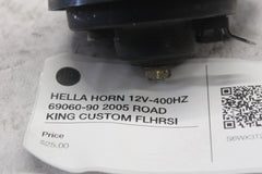 HELLA HORN 12V-400HZ 69060-90 2005 ROAD KING CUSTOM FLHRSI