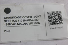 CRANKCASE COVER RIGHT SEE PICS 11330-MB4-830 1986 V65 MAGNA VF1100C