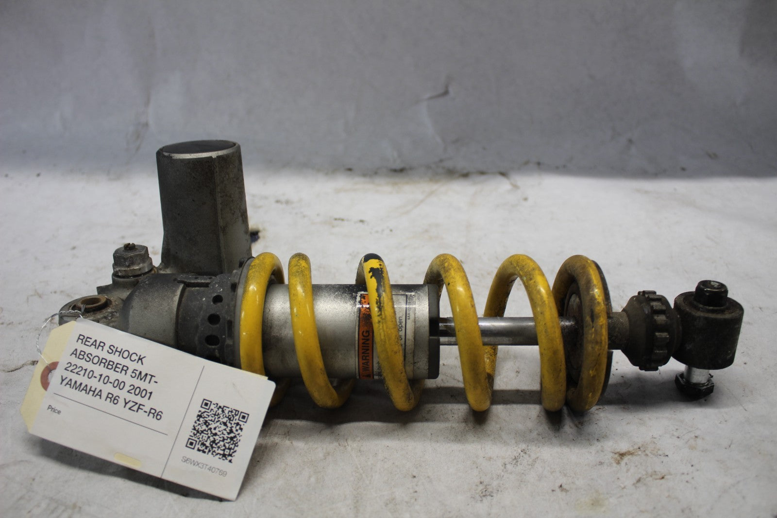 2002 R6 Shock REAR SHOCK ABSORBER 5MT-22210-10-00 2001 YAMAHA R6 YZF-R6 – Midwest ...