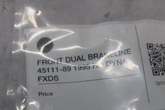FRONT DUAL BRAKELINE 45111-89 1995 HD DYNA FXDS