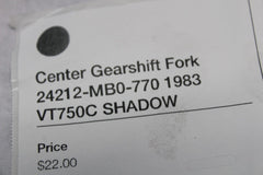 Center Gearshift Fork 24212-MB0-770 1983 VT750C SHADOW