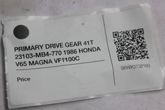 PRIMARY DRIVE GEAR 41T 23103-MB4-770 1986 HONDA V65 MAGNA VF1100C