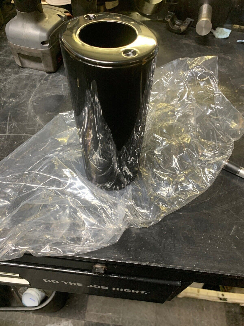 Drag Specialties 0411-0044 Gloss Black Fork Bell Cover (1) 1980-2013 41MM