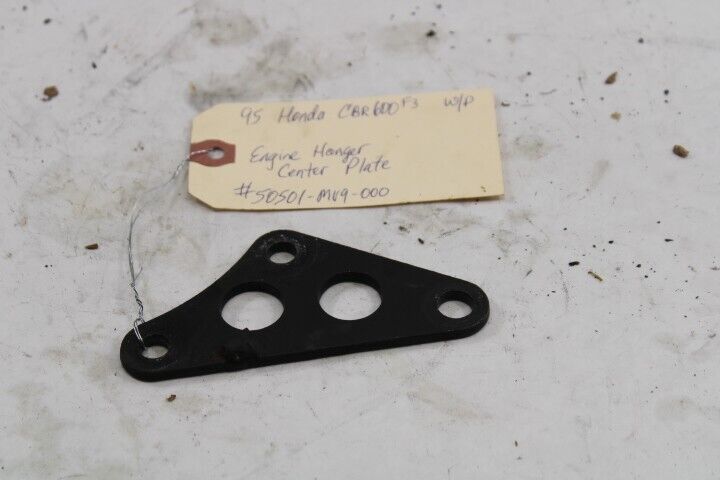 OEM Honda Motorcycle Engine Hanger Center Plate 1995 CBR600F3 White