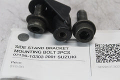 SIDE STAND BRACKET MOUNTING BOLT 2PCS 07120-10303 2001 SUZUKI SV650S