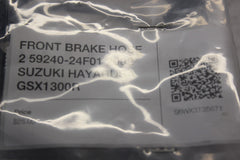 FRONT BRAKE HOSE 2 59240-24F01 2002 SUZUKI HAYABUSA GSX1300R