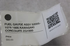 FUEL GAUGE ASSY 52005-1078 1986 KAWASAKI CONCOURS ZG1000