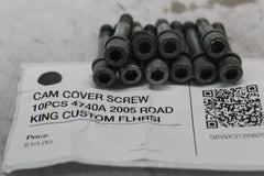 CAM COVER SCREW 10PCS 4740A 2005 ROAD KING CUSTOM FLHRSI