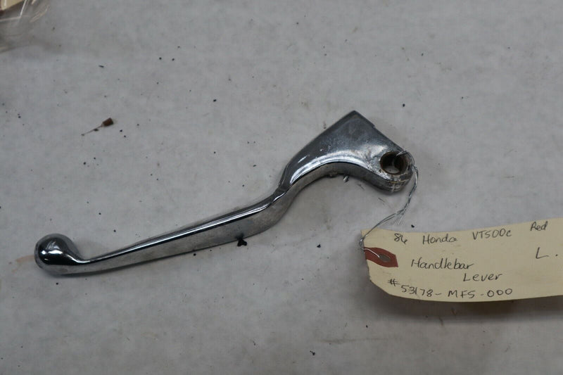 OEM Honda Motorcycle Clutch Lever 1986 VT 500C Shadow Red 53178-MF5-000