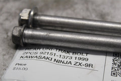 REAR UNI-TRAK BOLT 2PCS 92151-1373 1999 KAWASAKI NINJA ZX-9R