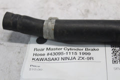 Rear Master Cylinder Brake Hose #43095-1115 1999 KAWASAKI NINJA ZX-9R